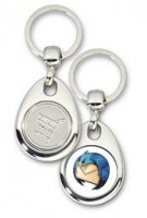 Schlüsselanhänger - Metall - Thunderbird - Einkaufswagen-Chip Schlüsselanhänger - Metall - Thunderbird - Einkaufswagen-Chip