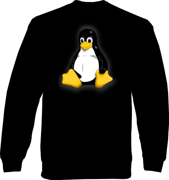 Sweat-Shirt - Linux Pinguin