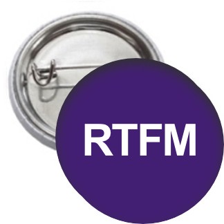 Ansteckbutton - RTFM