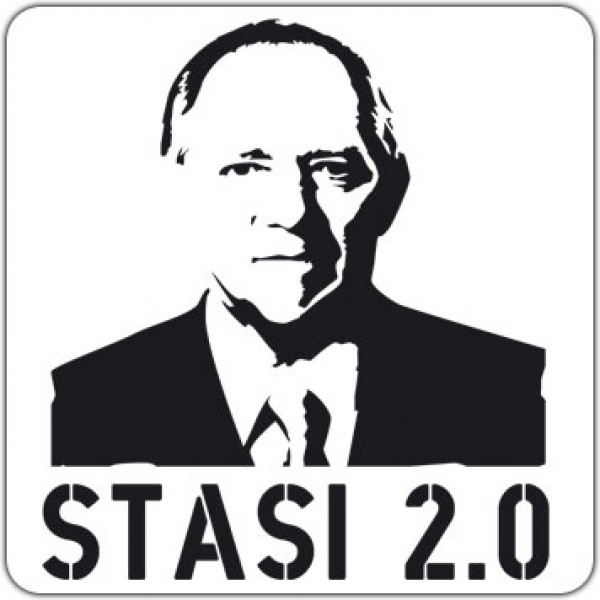 Notebook-Sticker - Stasi 2.0