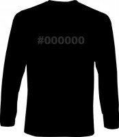 Langarm-Shirt - #000000