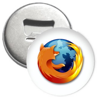 Flaschenöffner + Magnet - Firefox