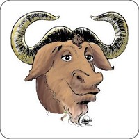 Notebook-Sticker - GNU