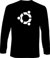 Langarm-Shirt - ubuntu Logo