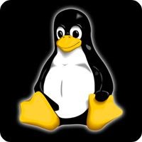 Tasten-Sticker - Tux - schwarz Tasten-Sticker - Tux - schwarz