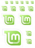 Maxi-Sticker - Linux Mint A4