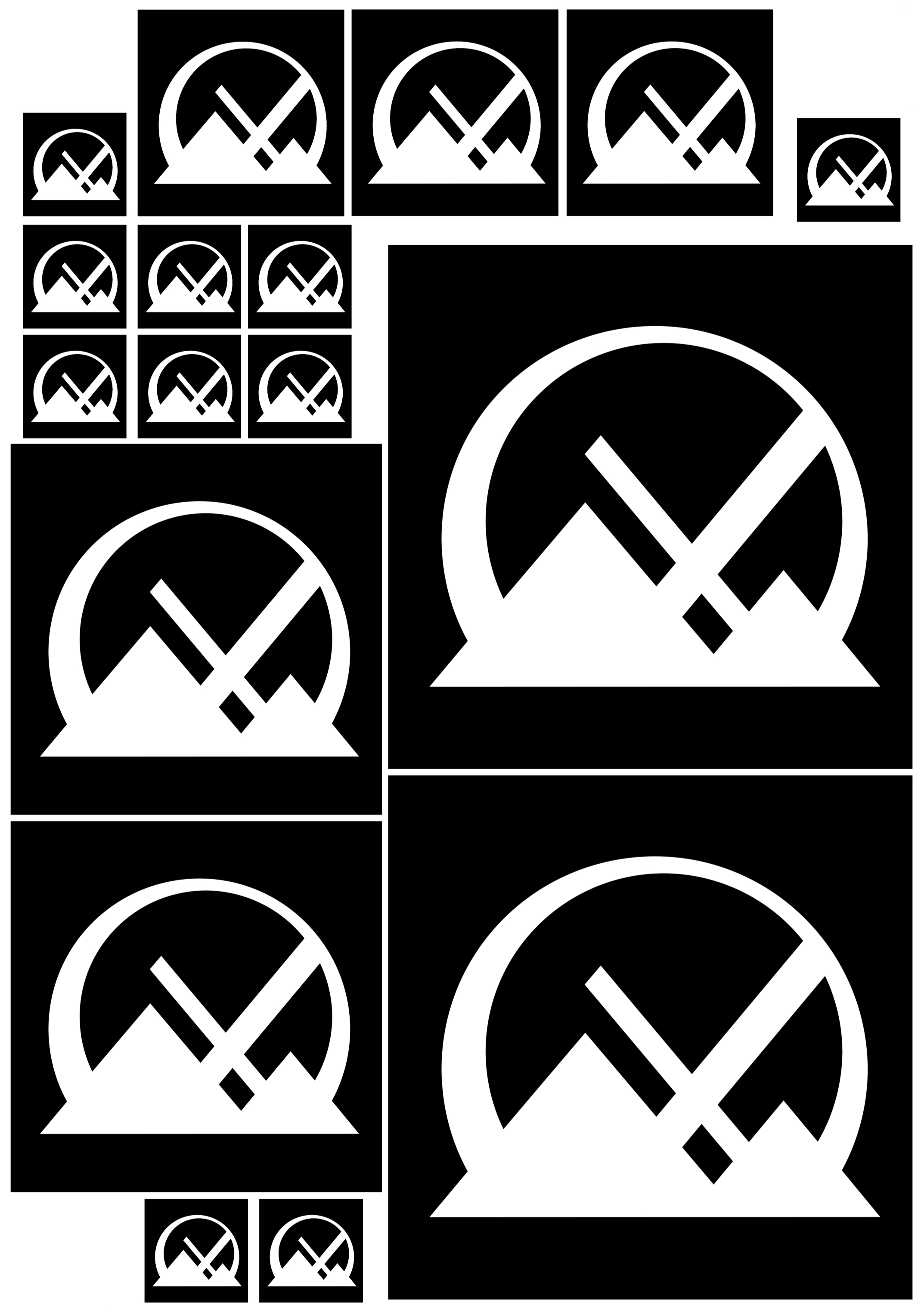 Maxi-Sticker - MX Linux Logo A4 | Maxi Aufkleber | Aufkleber ...