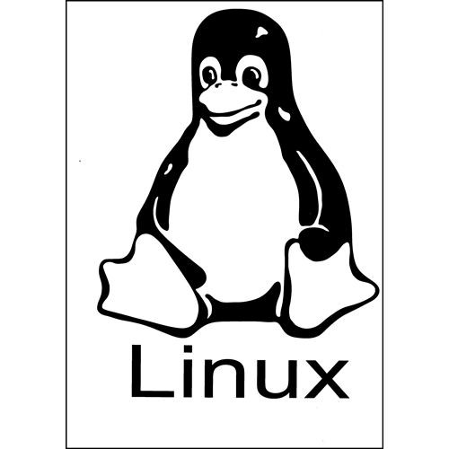 Autoaufkleber - Pinguin Tux A4
